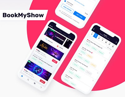 BookMyShow App Redesign (UI/UX)