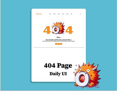 Error 404 Page Design