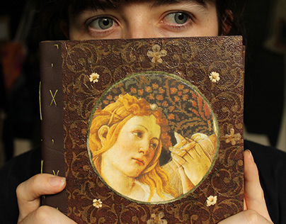 Botticelli Squares - Handbound Sketchbook Series
