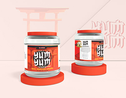 Jar Label Design for YUM YUM