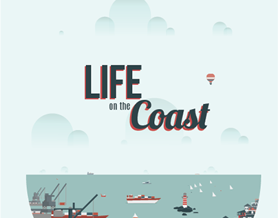 Life on the Coast Poster