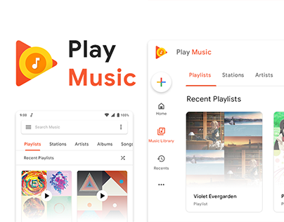 Google Play Music Redesign