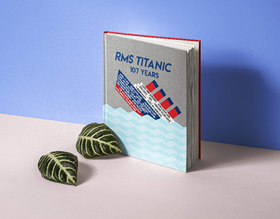 RMS Titanic Book Cover Design