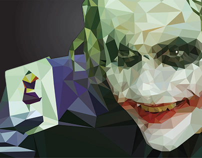 The Joker - Low Poly Art