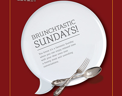 Sunday Brunch Newspaper Ad