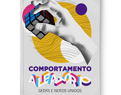 Book cover proposal for "Comportamento aleatório"