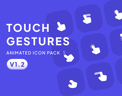 Touch Gestures Animated Icon Pack