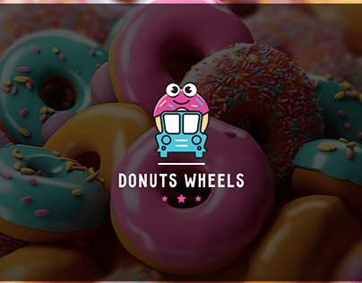 Logo design | "Donuts Wheels" identity | Дизайн логотип