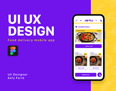 UI UX Delivery food app