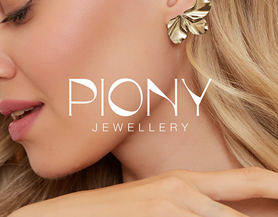 Jewelry PIONY Branding Logo Фирменный стиль