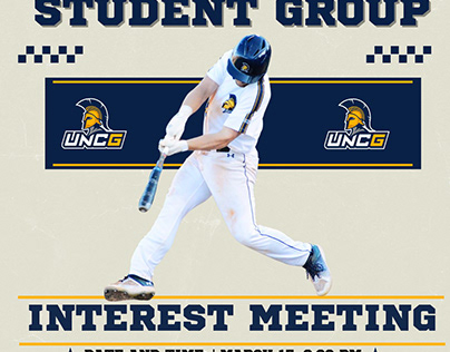 UNCG Baseball Group Flyer