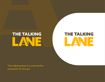 Talking lane logo design