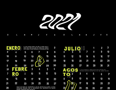 2021 Calendario