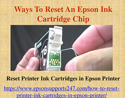 Ways To Reset An Epson Ink Cartridge Chip