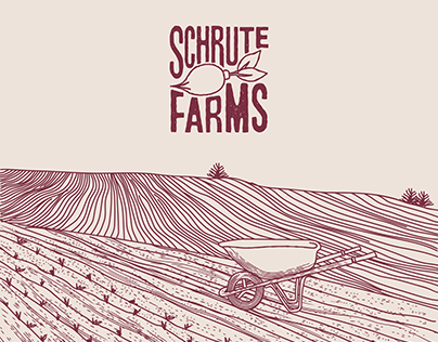 Schrute Farms Branding