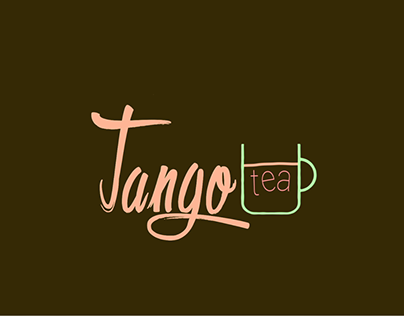 Tango Tea - logo/company typography reveal