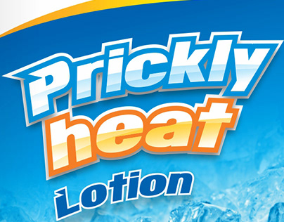 Prickly heat lotion design