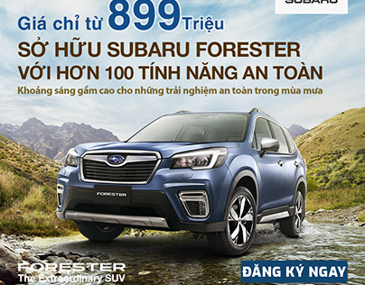 Subaru Forester - Thiết kế khuyến mãi