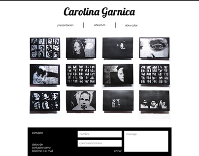 Web Design for Carolina Garnica