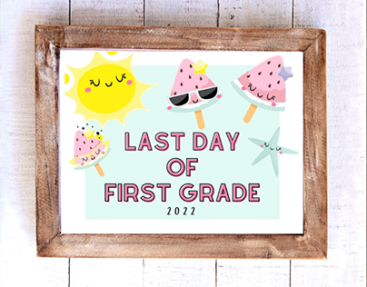 Printable First Grade Sign