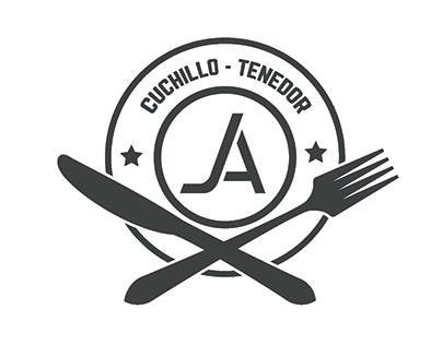 Propuesta Logotipo "JA Cuchillo - Tenedor"