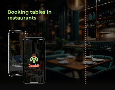 Booking tables in restaurants | mobile app | UI/UX