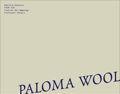 Paloma Wool Mock "Solita" Campaign