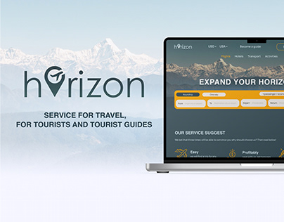 Web service for traveling "HORIZON"