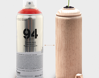 WOODEN SPRAY CANS