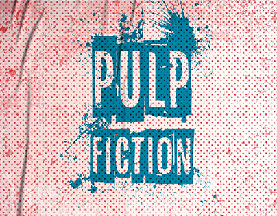 Pulp Fiction Over-print Movie Poster