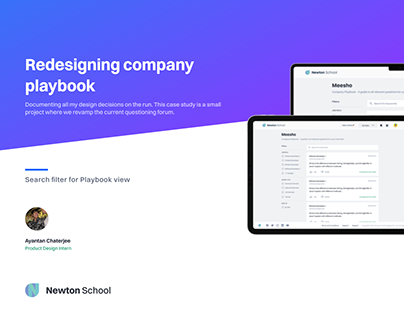 Redesigning Company Playbook
