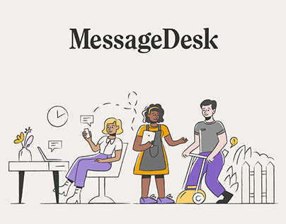 MessageDesk - Identity, Branding, and Web
