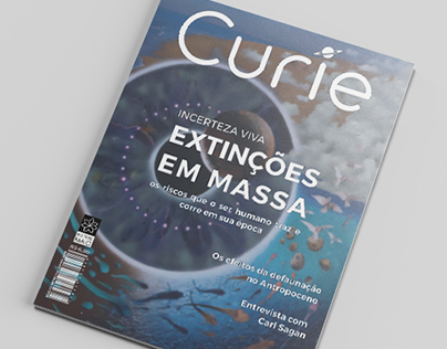 Design editorial: revista Curie