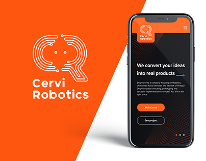 Cervi Robotics | Logo Design, UX/UI Design