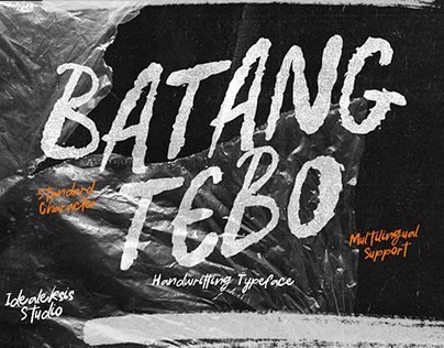 Project thumbnail - Batang Tebo - Handwritten Typeface