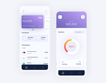 Banking app concept