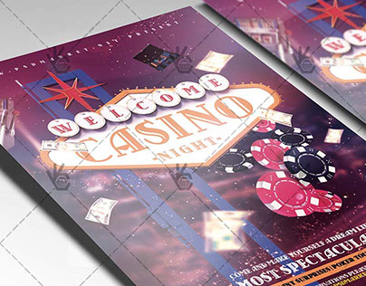 Casino Night - Premium Flyer PSD Template