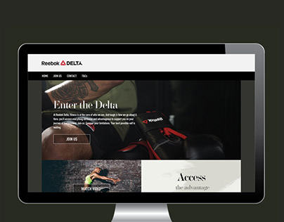 Reebok Delta website design & CRM program