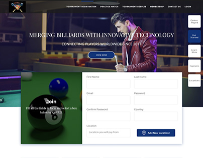 Billiard Logo and Website