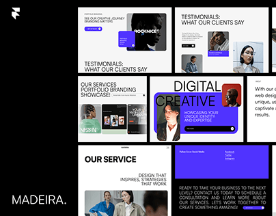 Creative Agency Portfolio Branding Website Framer
