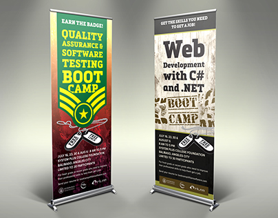 Filam x SPCF x MCICT SQA & Dev Boot Camp Pull Up Banner