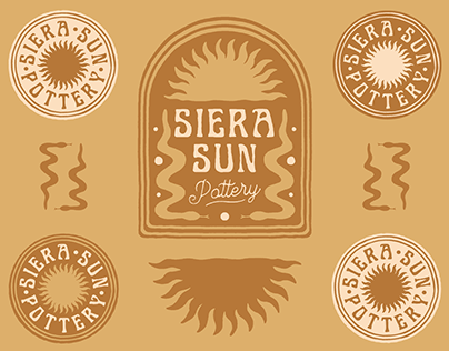 Siera Sun Pottery Brand Identity Design