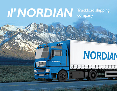 Branding for NORDIAN Trucking shipping company