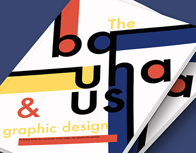 Bauhaus & Graphic Design editorial design