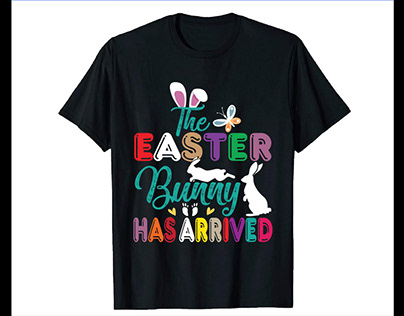 Easter bunny t shirt design
