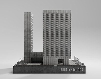 BRUT №003 Model and Graphic