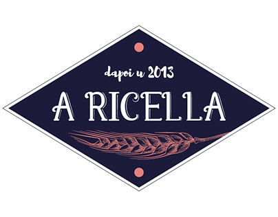 Logo for "A Ricella', a bakery in Barchetta, Corsica
