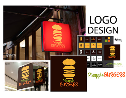 Logo Design For Pinapple Burgers