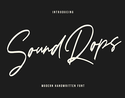 Soundrops Font
