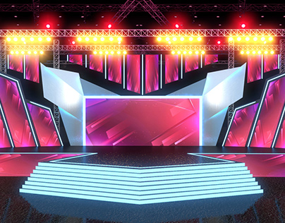 Stage Design with LED Hanging